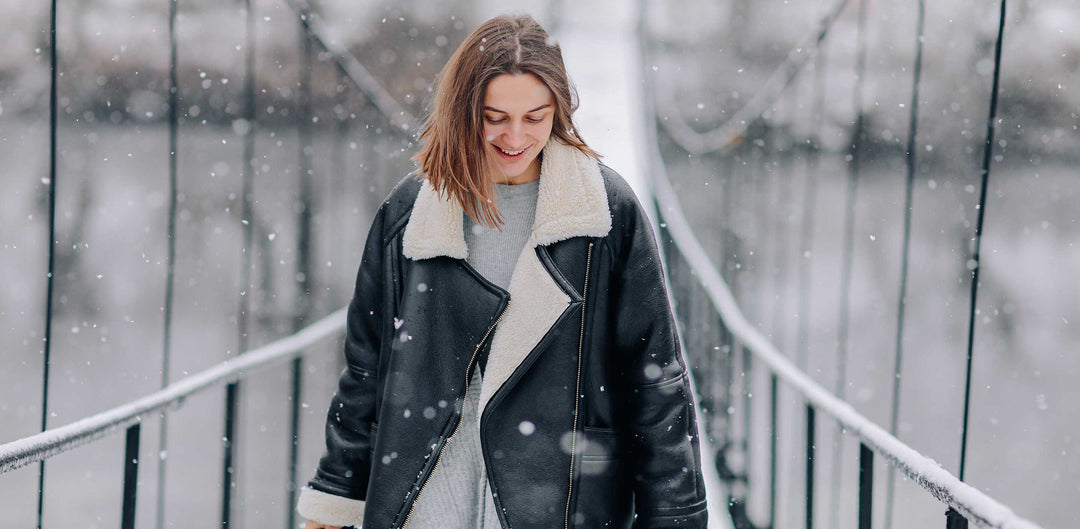leather jackets in winter