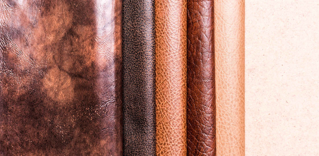 types of leather textures