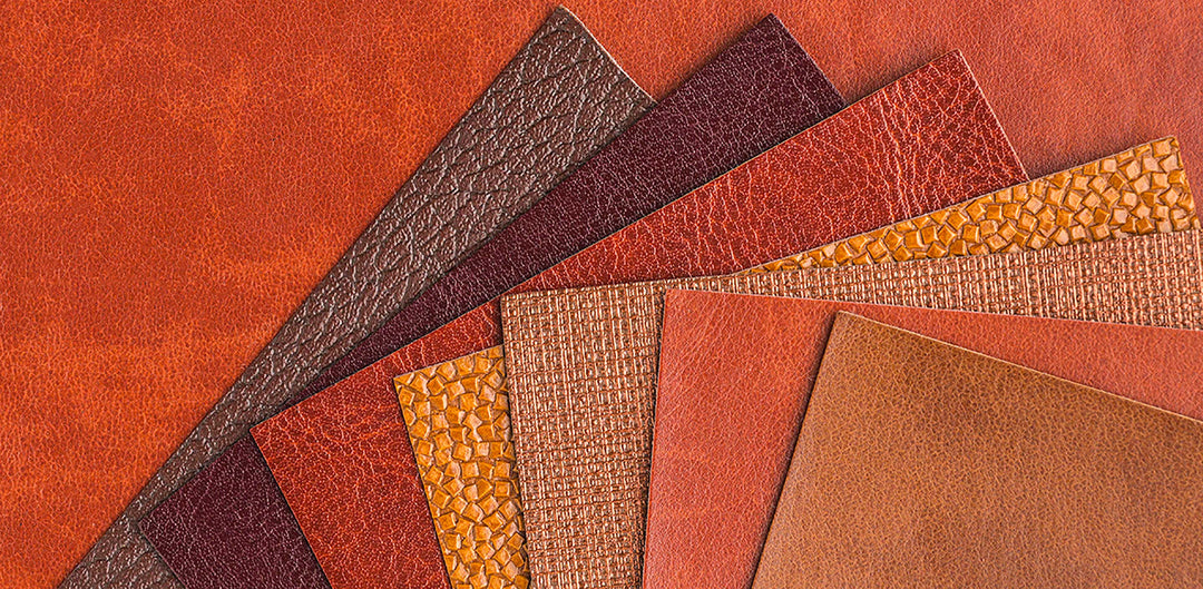 types of leather finish