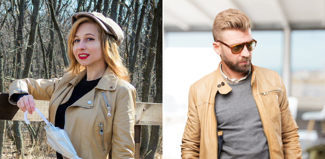 How To Style Your Look With Beige Leather Jackets