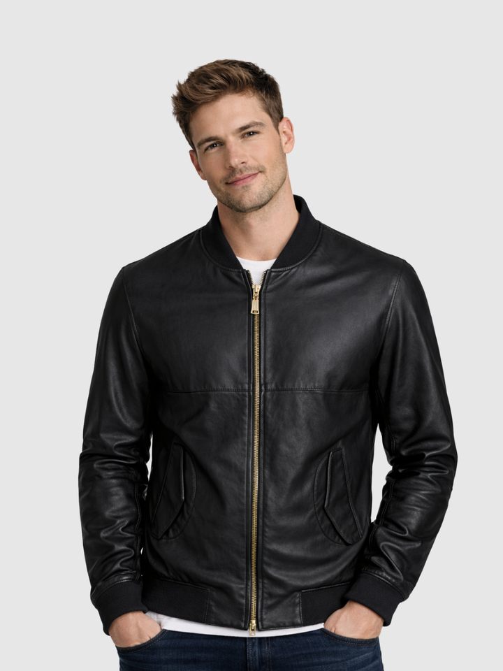 Phantom Drift Mens Bomber Jacket front view