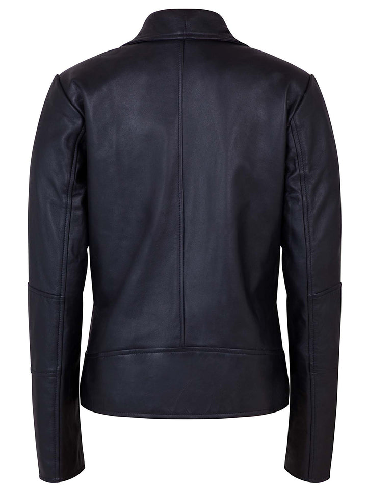 Black Biker Leather Jacket Women – Motorcycle Casual Style