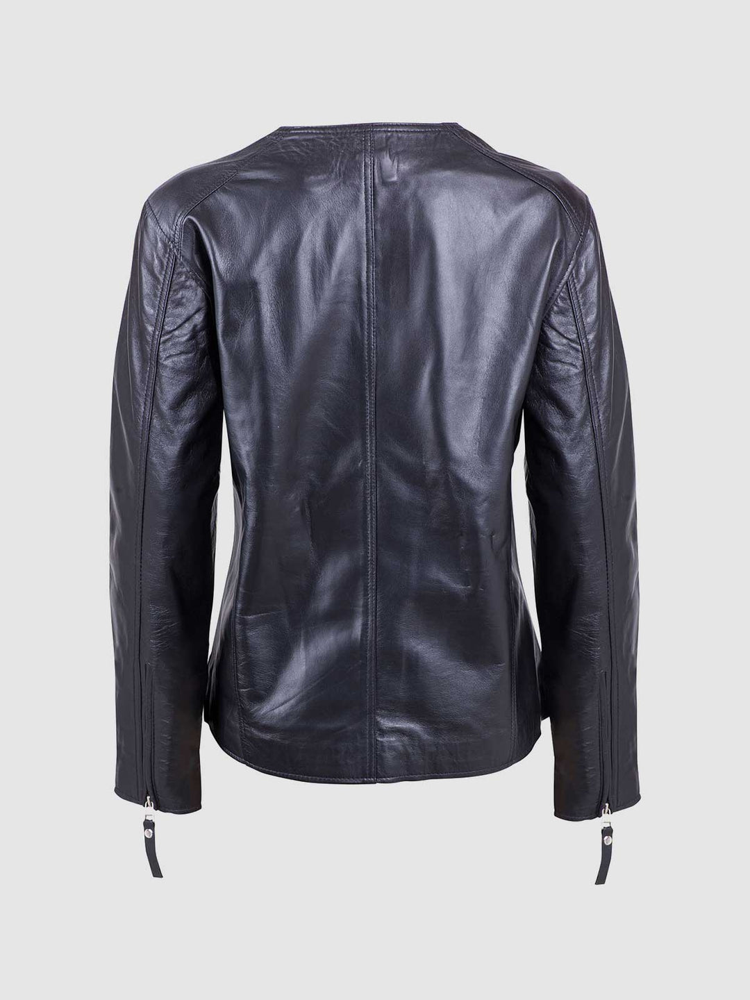 Women Black Biker Leather Jacket – Motorcycle Casual Style