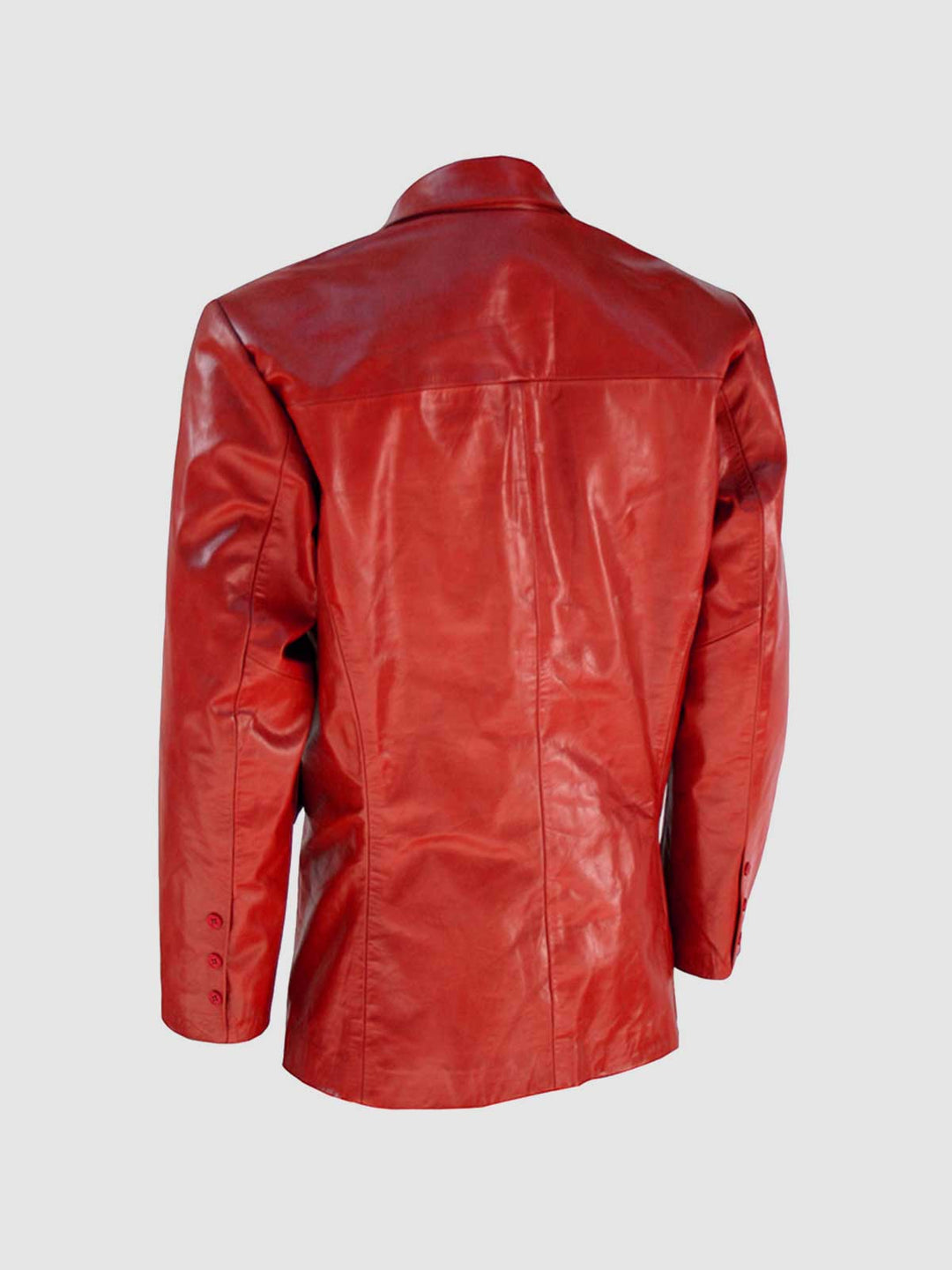 Red Leather Coat