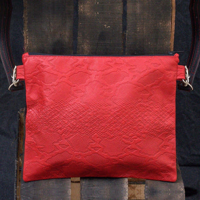 MONT5 Satora Ladies Minimal Maroon Leather Clutch - Leather Jacket Shop