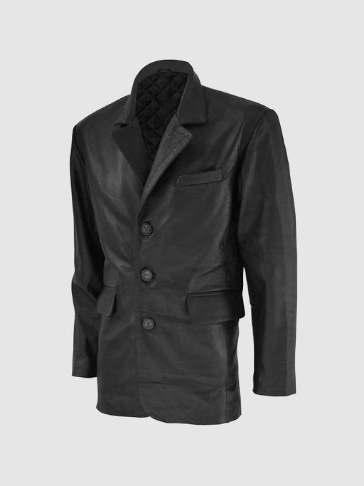 Black Leather Coat