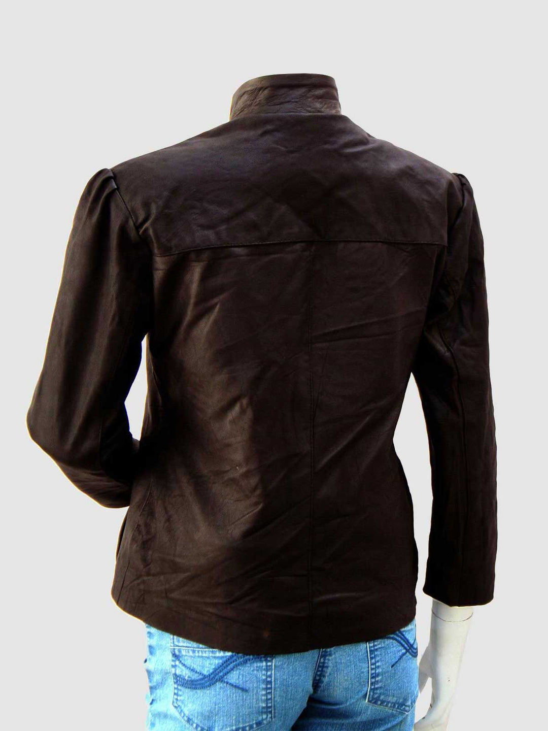 Studded Leather Jacket for Women
