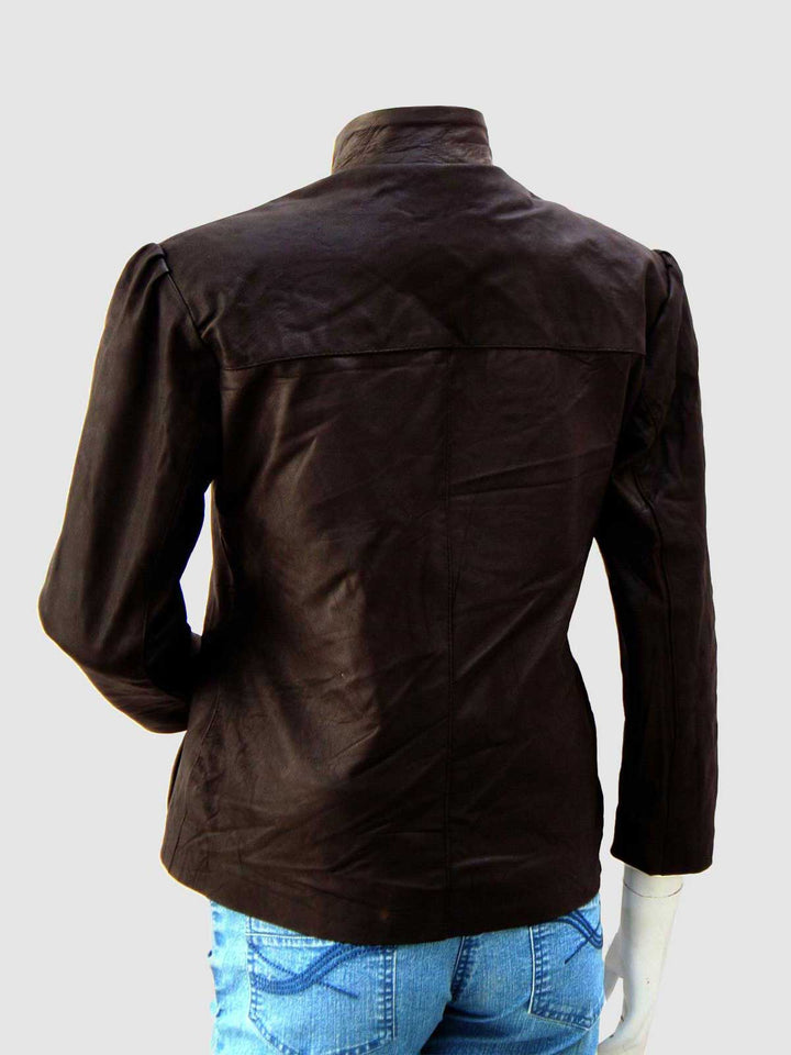 Studded Leather Jacket for Women