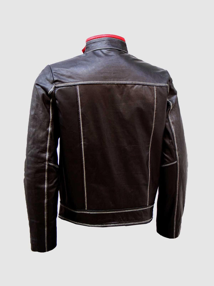 Classic Leather Racer Jacket