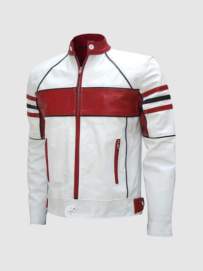 Men's Red And White Jacket