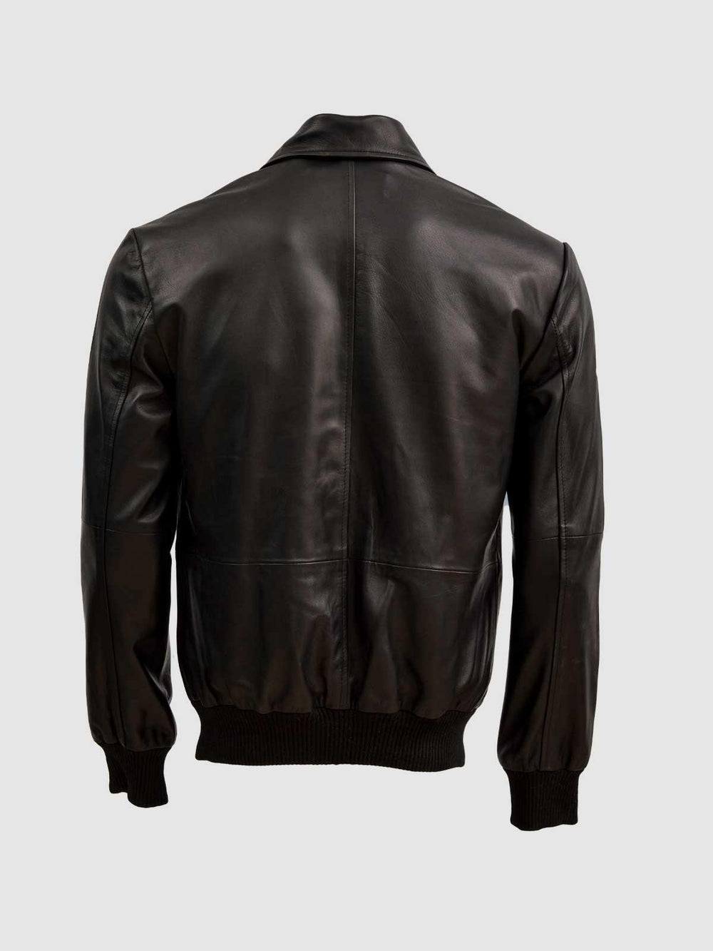 Men's Classic Black Bomber Jacket