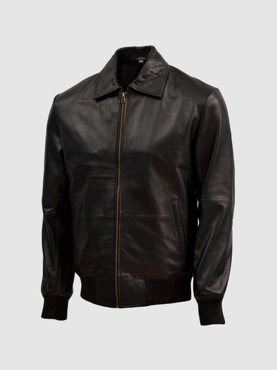 Men's Black Bomber Jacket