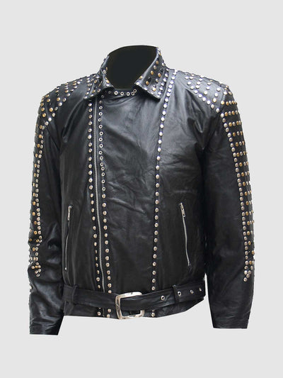 Leather Jacket With Studs