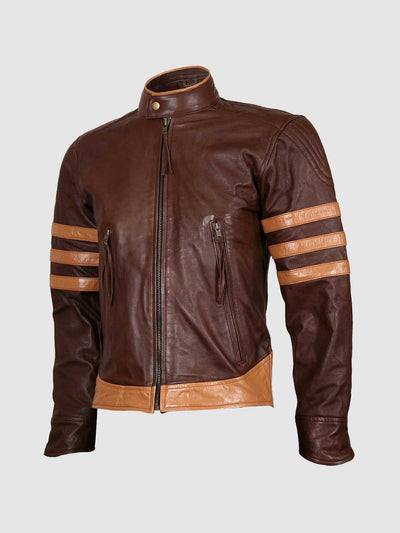 Vintage Leather Motorcycle Jacket