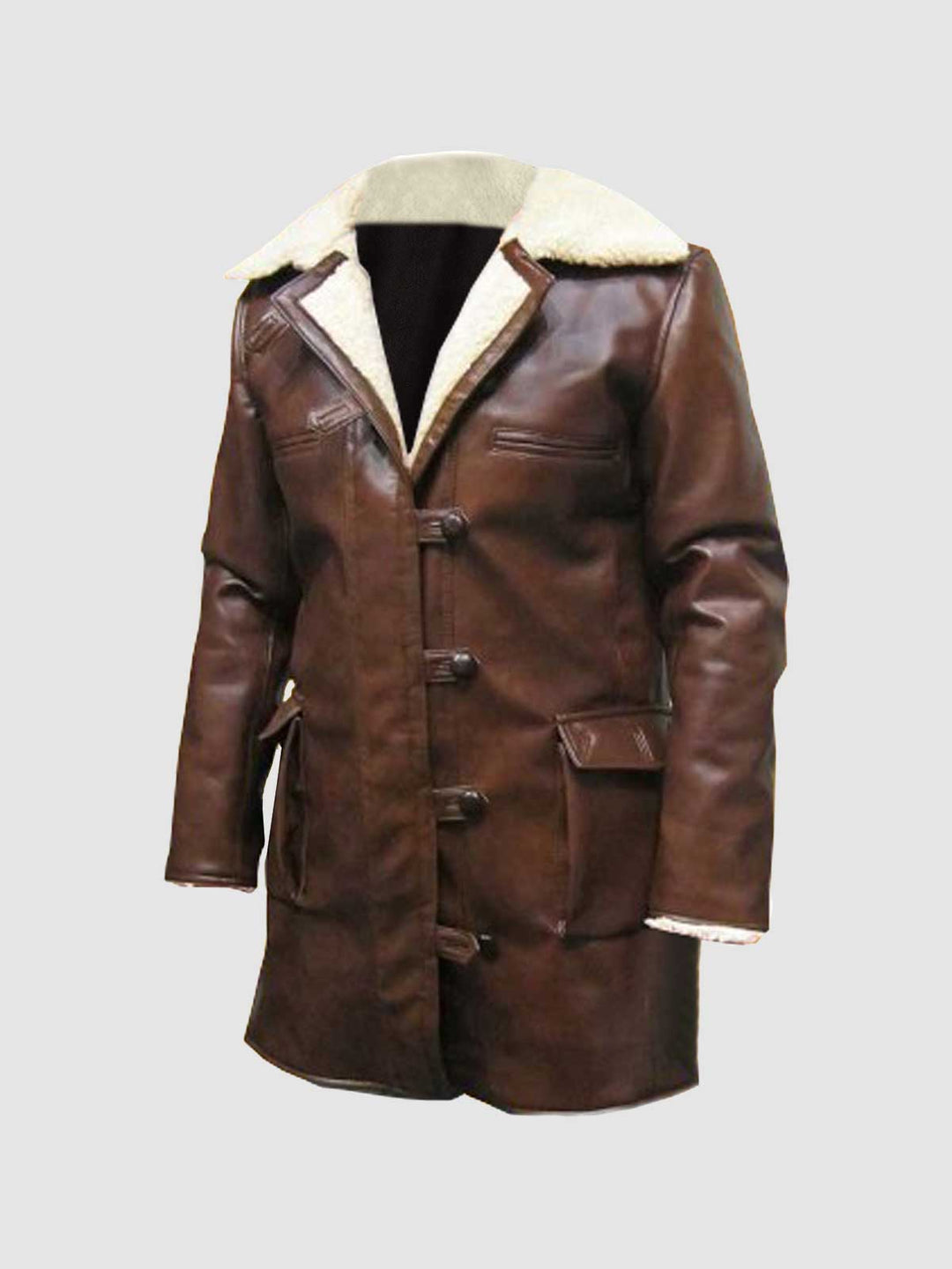 Men's Long Leather Coat With Fur – Leather Jacket Master Men's Long Leather Coat With Fur – Leather Jacket Master