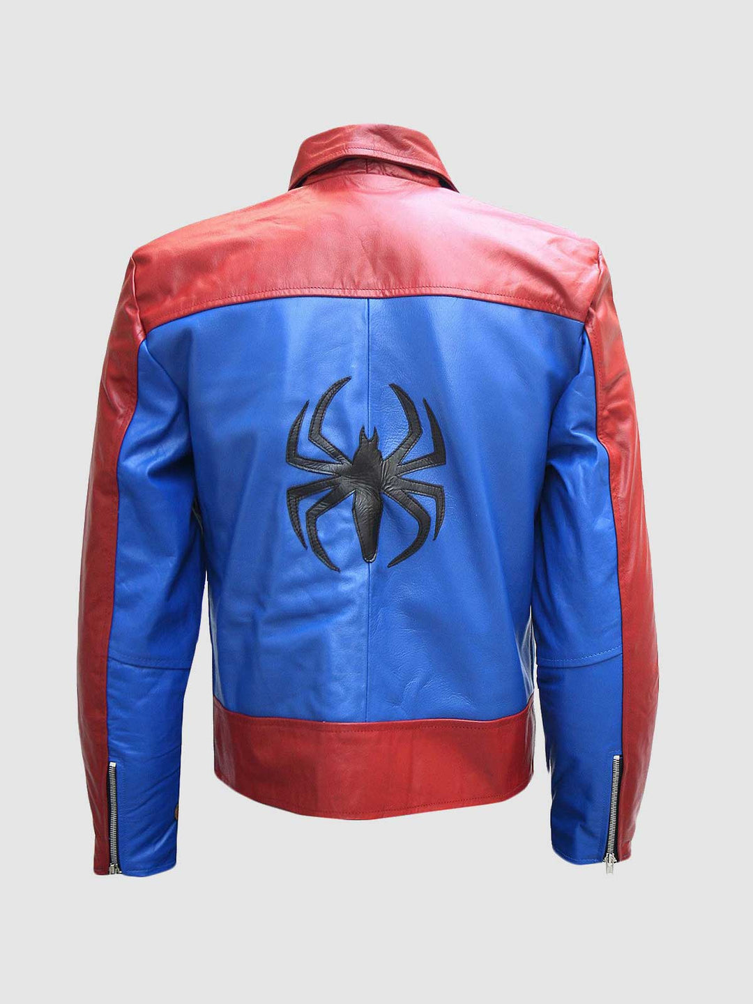 Red &amp; Blue Leather Jacket