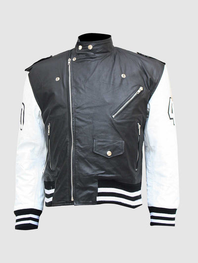 Men's Leather Varsity Jacket