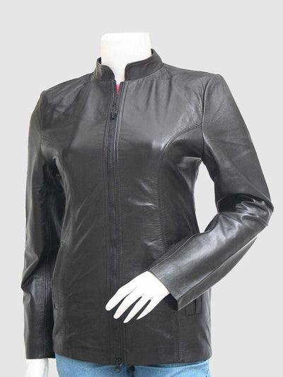 Women's Slim Fit Leather Jacket