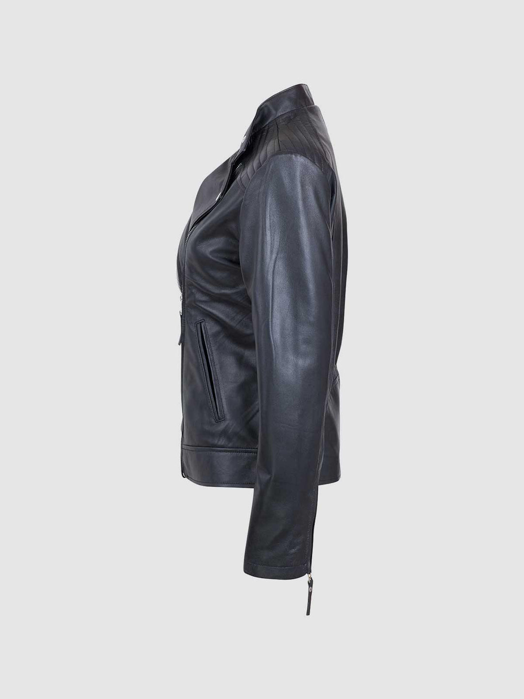 Women Black Moto Jacket