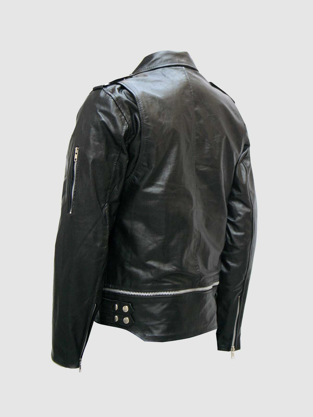 Leather Zipper Jacket