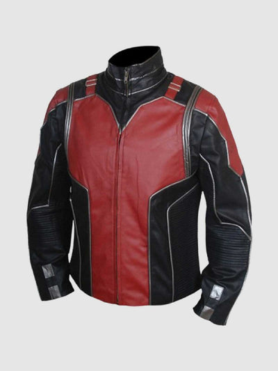 Red & Black Leather Jacket