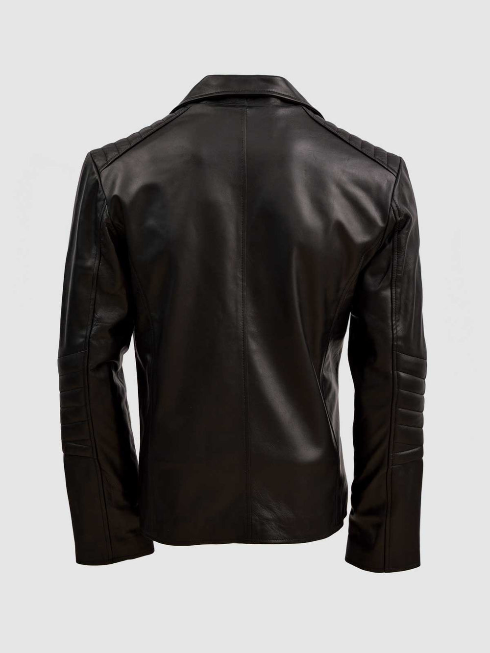 Men's Black Slim Leather Jacket