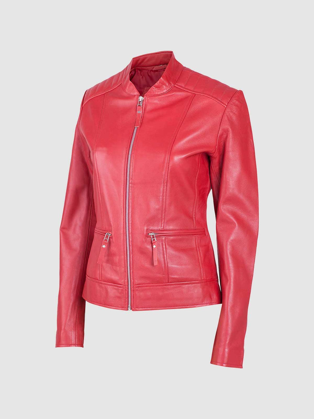 Female Lightweight Red Sheep Jacket
