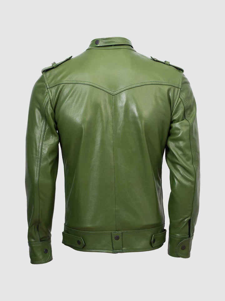 Green Leather Jacket