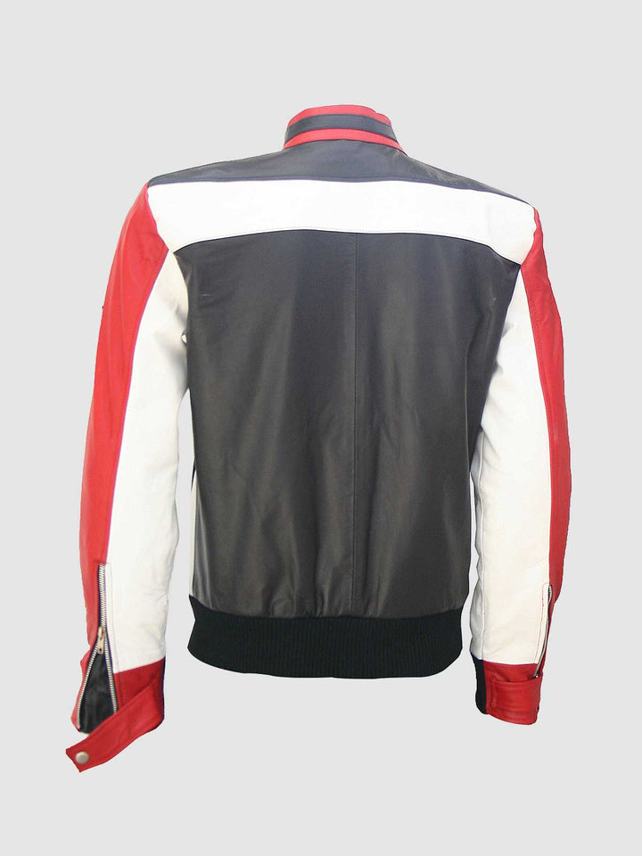 Leather Colorful Jacket