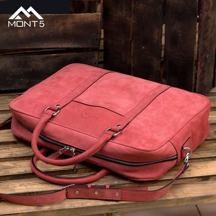 MONT5 Utror Women Crossbody Pink Leather Shoulder Bag - Leather Jacket Shop